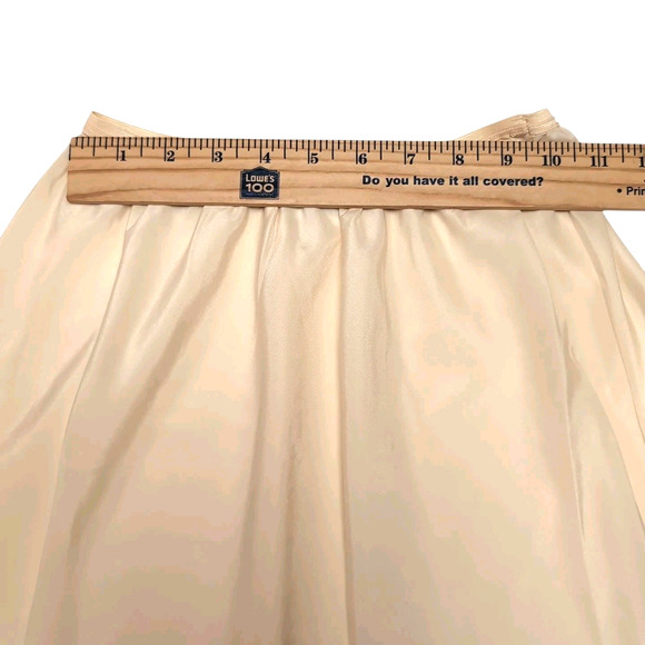 Nordstrom Half Slip 25 Inch Womens VTG Sz M (XXS-S Today) Beige Dress Skirt READ - Picture 8 of 13